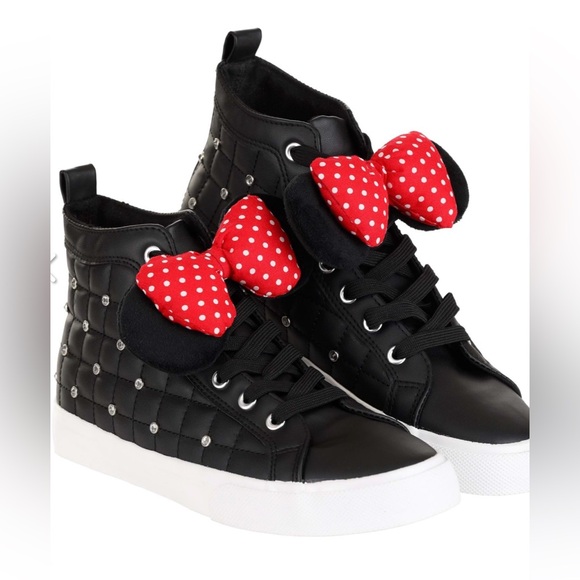 NWT Ground Up Disney Minnie Mouse Hi-top sneakers women size 11 - Picture 8 of 12